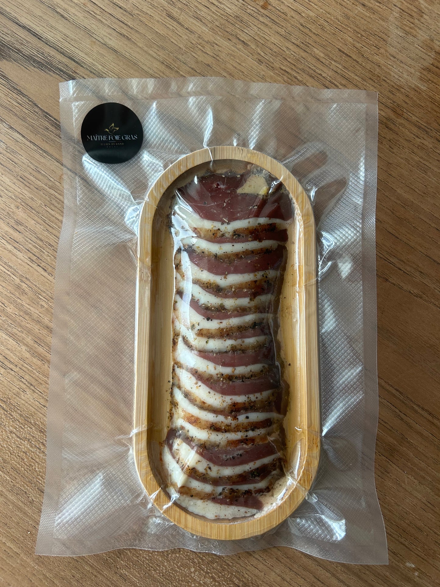 Magret séché fourré au foie gras 125grs
